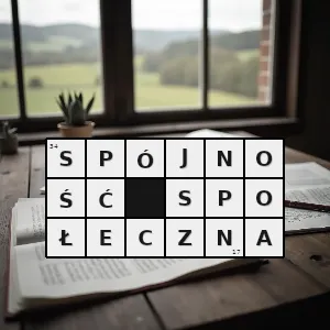 Hasło krzyżówkowe w terminologii unijnej możliwość zapewnienia przez społeczeństwo stosunkowo wysokiej jakości życia swoim członkom dzięki zmniejszaniu różnic pomiędzy standardami unikaniu nierówności społecznych o - spójność społeczna – rozwiązanie, synonimy, podpowiedzi i definicje krzyżówkowe